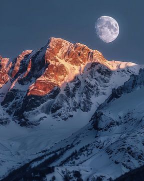 Nachtbrakers: Zwitserse bergen van fernlichtsicht