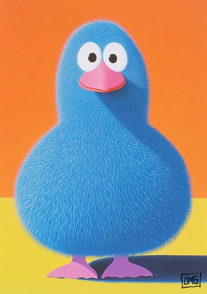 Blue Bird by OMG Art