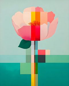 Pixel-Blume