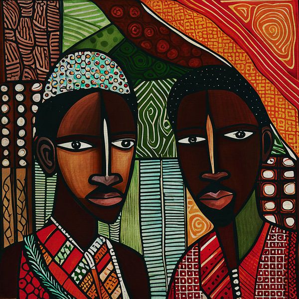 African brothers nr 3 by Jan Keteleer