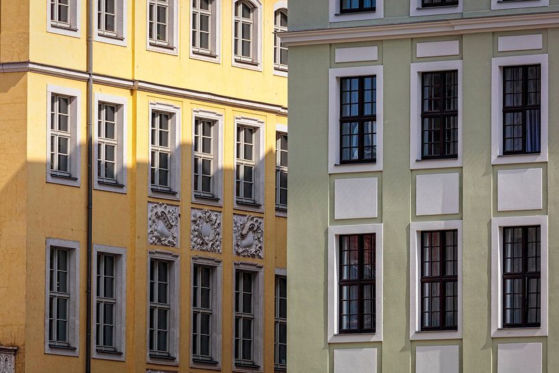 Facades of Dresden Altstadt by Rob Boon