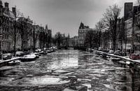 Frozen canals of Amsterdam par Maarten Kuiper Aperçu