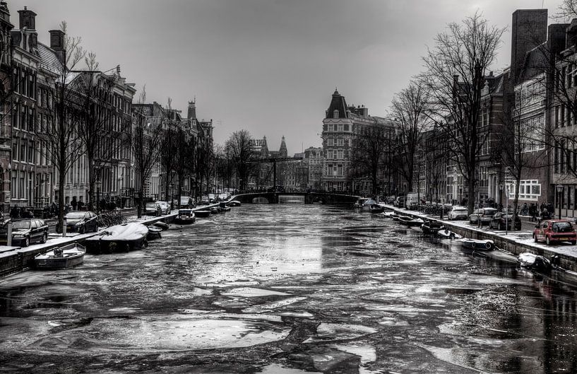 Frozen canals of Amsterdam par Maarten Kuiper