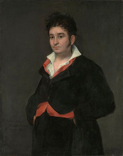 Portret van Don Ramón Satué, Francisco de Goya, 1823