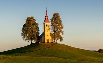 Sveti Thomas in Gorenj kerk, Slovenië van Adelheid Smitt