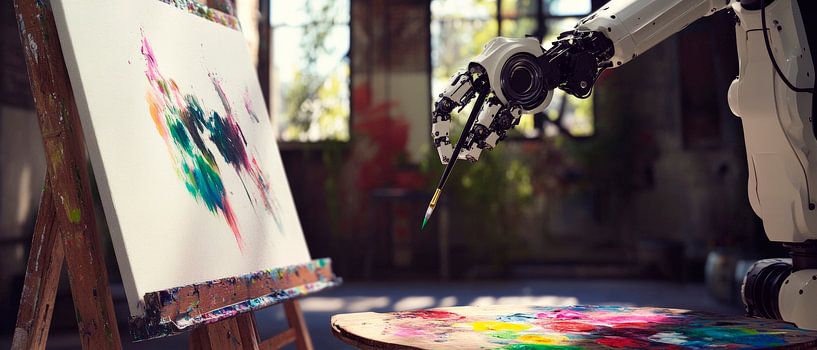 Robotic art creation by Poster Art Shop