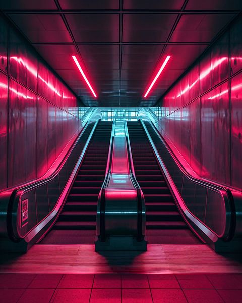 Neonlicht von fernlichtsicht