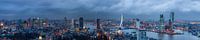  A panoramic photo of Rotterdam's skyline