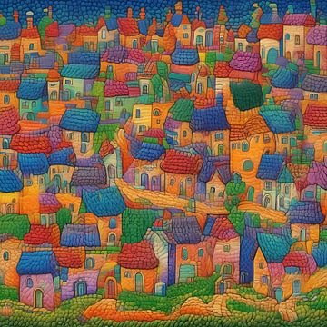 Das bunte Dorf der tausend Dächer von Kristin M