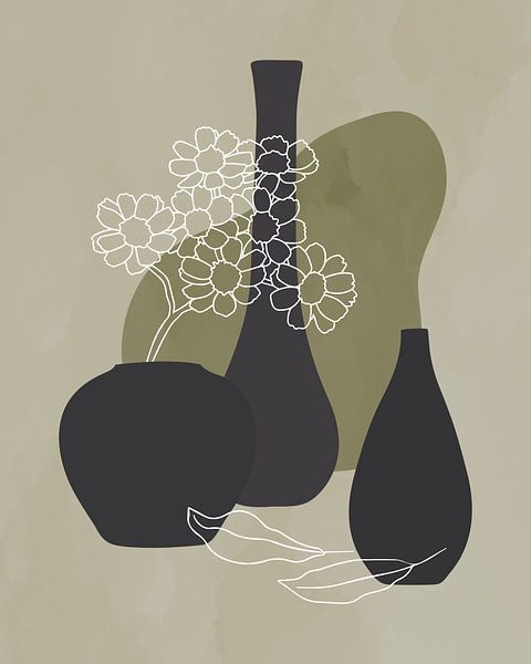 Minimalist still life of Greek Yarrow
