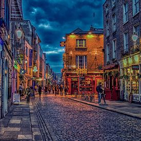 Dublins Ausgehviertel Temple Bar von Patricia Hofmeester
