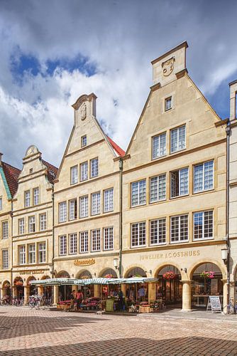 Prinzipalmarkt, Giebelhäuser, Münster, Stadt, Westfalen