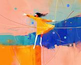 Portrait minimalist painting by ARTEO Paintings thumbnail