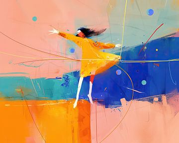Portrait minimalist painting by ARTEO Paintings