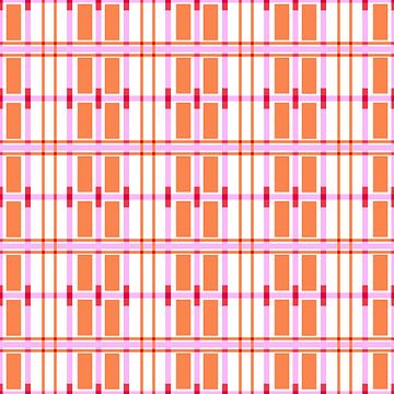 Warm Sunset Plaid by Aliya Putrus