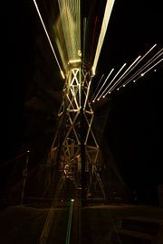 Leuchtturm von Enkhuizen bei Nacht von Rik Brussel