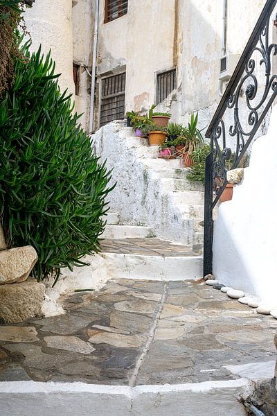 Steps in a Village Street by Gerben Kolk