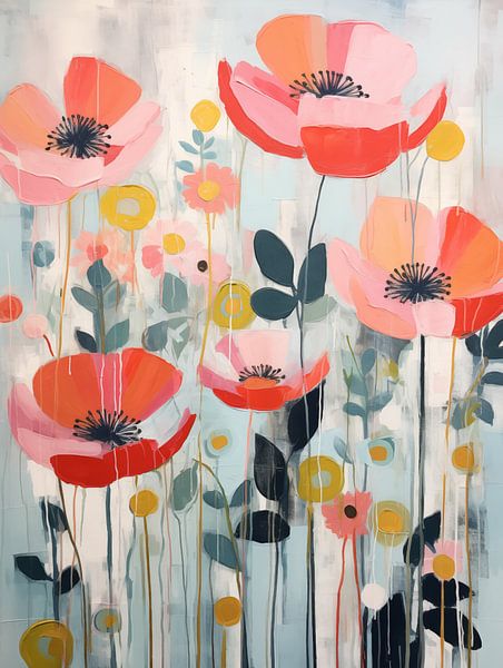 Flowers abstract by Bert Nijholt