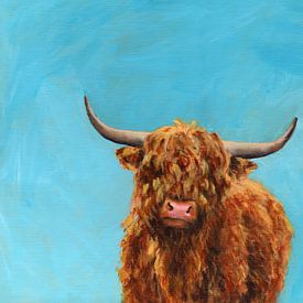 Hooglanders met krullen van Karen Kaspar