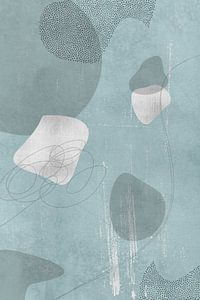 Mid-Century Vintage No. 2 | silver-turquoise