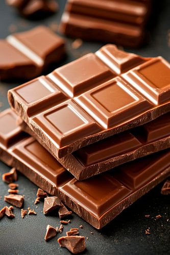 Heerlijke pure chocolade stukjes