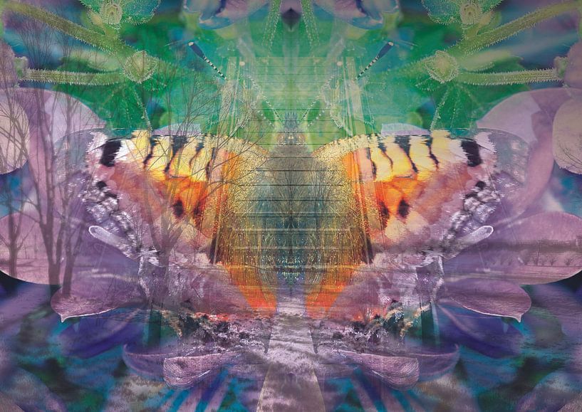 Aglais urticae par Andreas Schulte