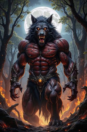 Dark Fantasy Edition: VARKHULION - Der Werwolf aus der Hölle | Kunst & Fine Art Prints