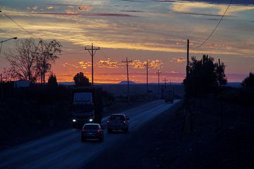 Sunset in Peru by Arno van der Poel