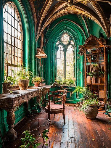 Gebouw Lost Places van binnenuit