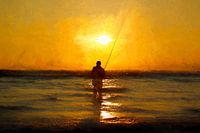 CONIL DE LA FRONTERA Atlantic Ocean - fishing the sun II