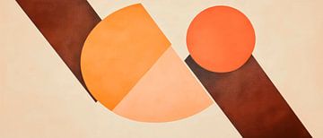 Colourful harmonies - Geometric poetry by Poster Art Shop