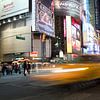 Yellow Cab, Times Square, New York van Marije van der Werf