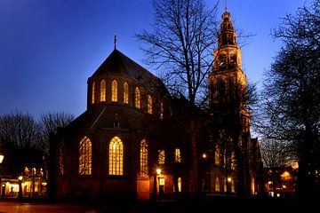 Nachtfoto Martinikerk Groningen by Kars Tuinder