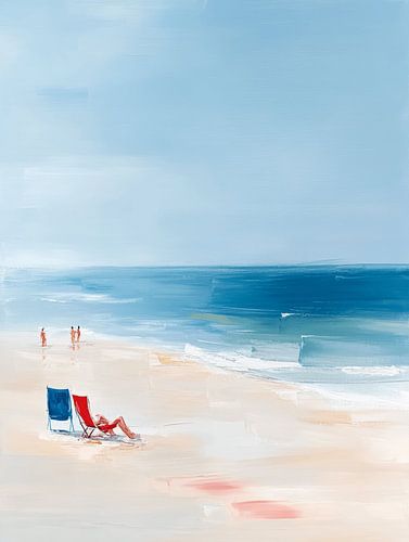 Une belle journée à la plage sur Studio Allee