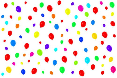 Des ballons colorés