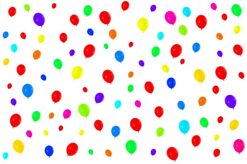 Bunte Luftballons von Bo Valentino
