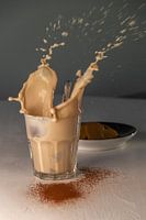 Spritzender Kaffee