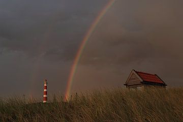 Vuurtoren Ameland van Rinnie Wijnstra