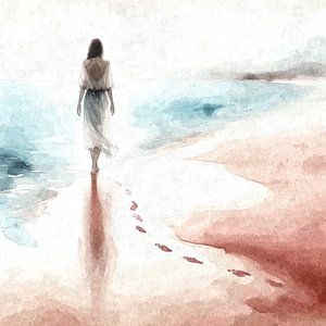 Des pas vers la mer