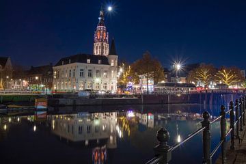 Bredaer Hafen und große Kirche von Tom Hengst