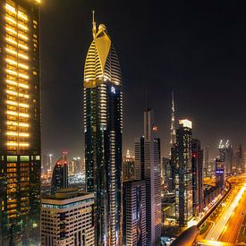 Ligne d'horizon de Dubaï sur Michael van der Burg