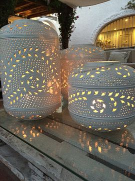 Marokkaanse stijl gecombineerd met Ibiza