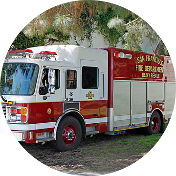 San Francisco Brandweer - Brandweerwagen van t.ART