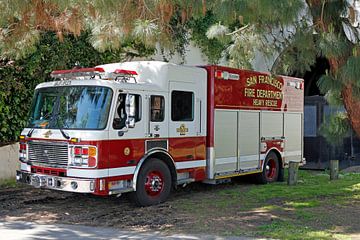 San Francisco Fire Department - Feuerwehrauto von t.ART