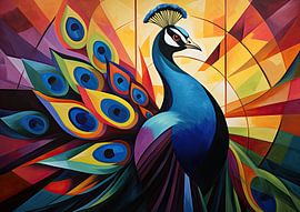 Birds: Peacocks by Eye catching paintings