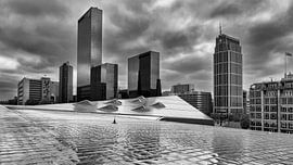 Dak van Centraal station Rotterdam van Arie Kraaijeveld