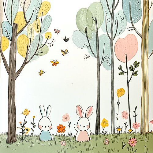 De Vriendschap tussen de Bosdieren