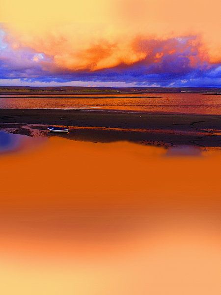 Evening low tide by Dirk H. Wendt