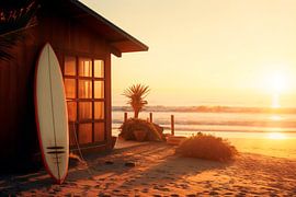 Sunset over the Pacific by Philippe HUGONNARD