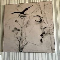 Kundenfoto: Wo die Vögel wachsen von RAR KRAMER - Visual poet, als ArtFrame